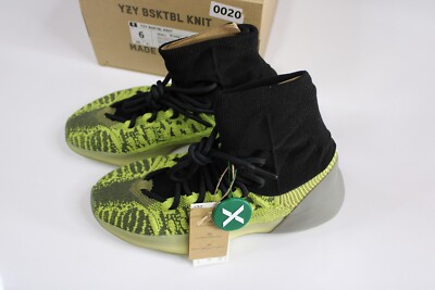 New Size 6 - Adidas Yeezy Basketball Knit Energy Glow | eBay