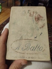 IL BALLO DI P. GAVINA II EDIZIONE HOEPLI 1905
