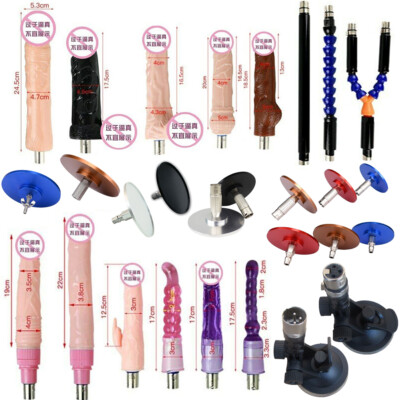 Lot Types Traditional Sex Machine A2 / F2 Attachment 3XLR with Dildo Suction Cup