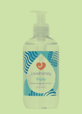 lovehoney enjoy water-based lubricant 250ml Mouth Sucking Vibrating Cock Ring for Couples main image 0