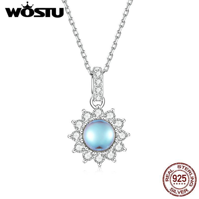 Fashion Sunflower Jewelry Necklaces Romantic Multicolor Silver 925 Modern