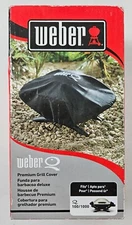 Genuine Weber 7110 Premium Grill Cover for Q100 Q1000