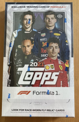 2021 TOPPS FORMULA 1 RACING SEALED HOBBY BOX RACE WORN ?