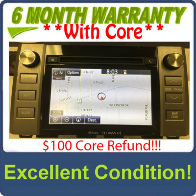 14 20 TOYOTA TUNDRA OEM AM FM Radio XM CD Player NAVIGATION 57074 510119 57073