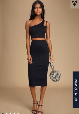 one shoulder two piece dress