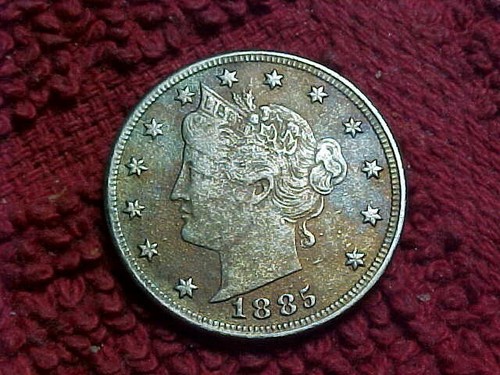 1885 Liberty V Nickel - THE KEYSTO THE SET - HARD TO FIND THIS NICE