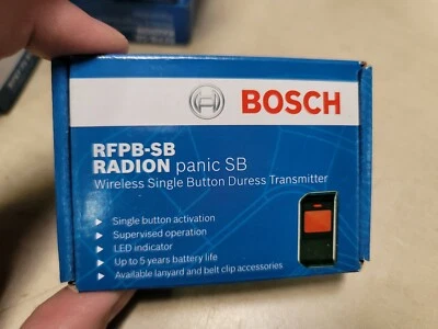 Bosch RADION PANIC Wireless Panic Transmitter, 1-Button, RFPB-SB-A Sealed