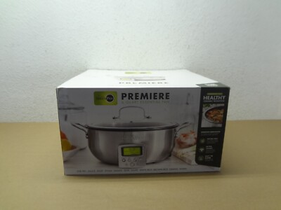 GreenPan 6qt Elite Nonstick Essential Slow Cooker & Smart Skillet Ceramic