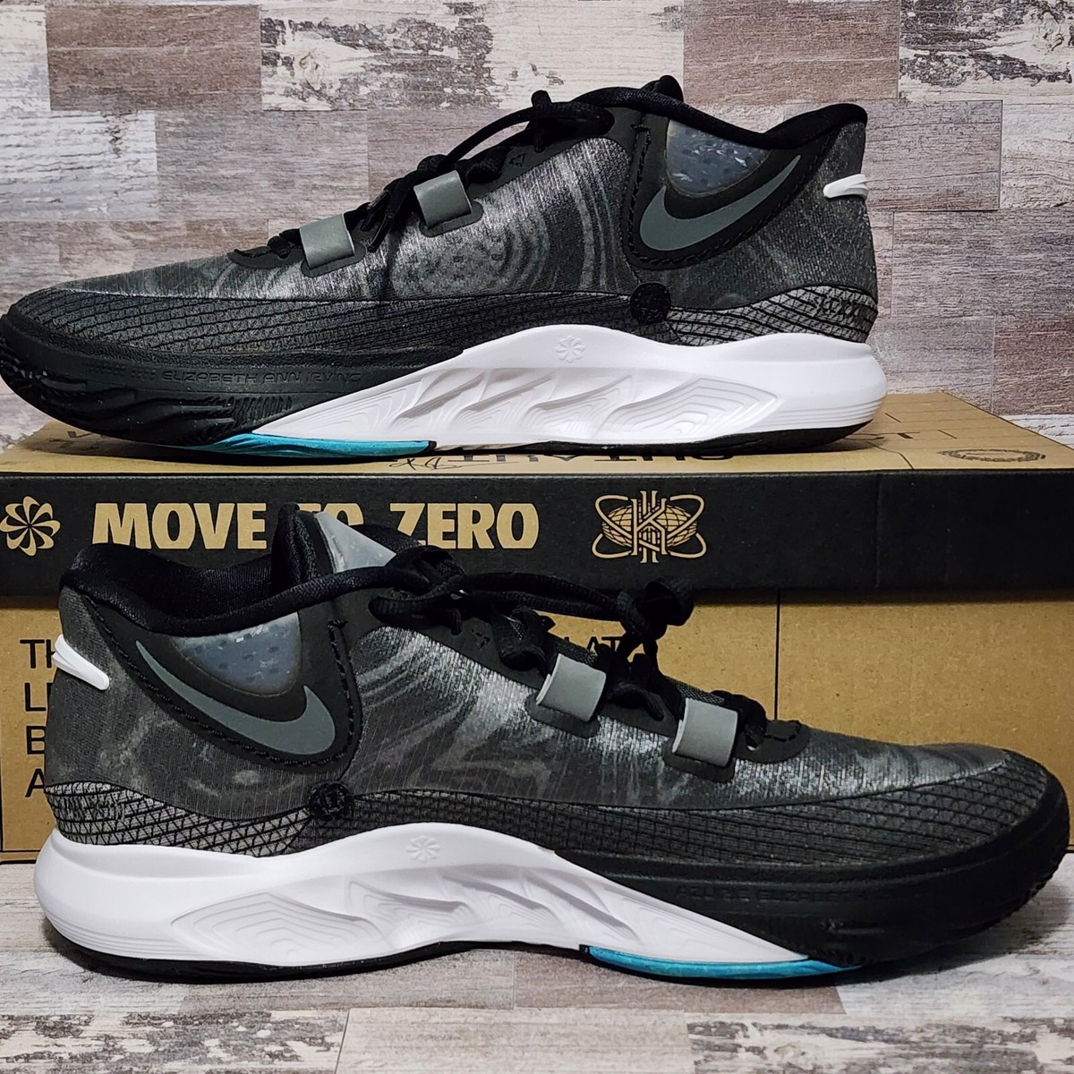 Nike Kyrie 8 Unisex Shoes Men Size 14, Black, Mercury Grey, White