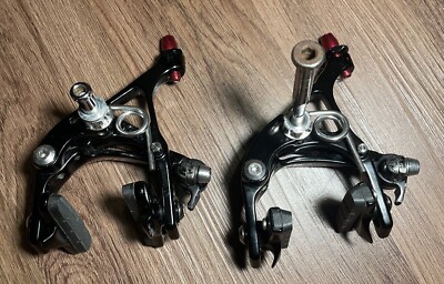 Tektro R741 Dual Pivot Rim Brakes Front and Rear Black | eBay