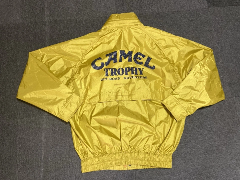 Camel Trophy Off-Road Adventure Gold Nylon Jacket Size L Made In Japan Vintage - Image 4 of 4