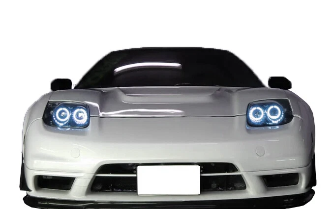 Kit de anillo de halo de faros LED RF blanco brillante para Acura NSX 02-05 Foto 2 de 4