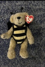TY Beanie Baby Beezee Bee  Bumble Bee  the Bear Attic Treasure Collection 8" Tag