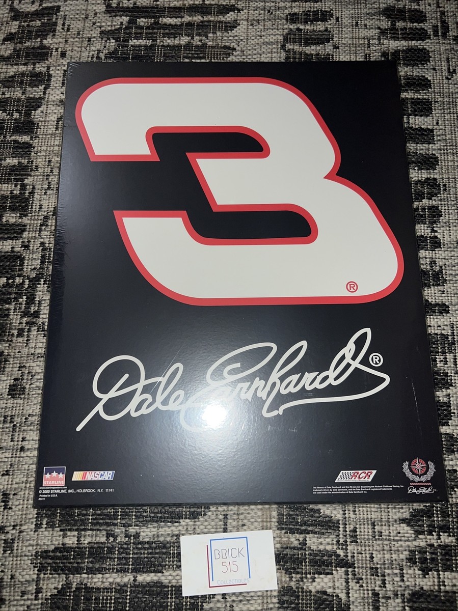 DALE EARNHARDT Sr. #3 NASCAR Wood Sign Picture Plaque 16x20 Art