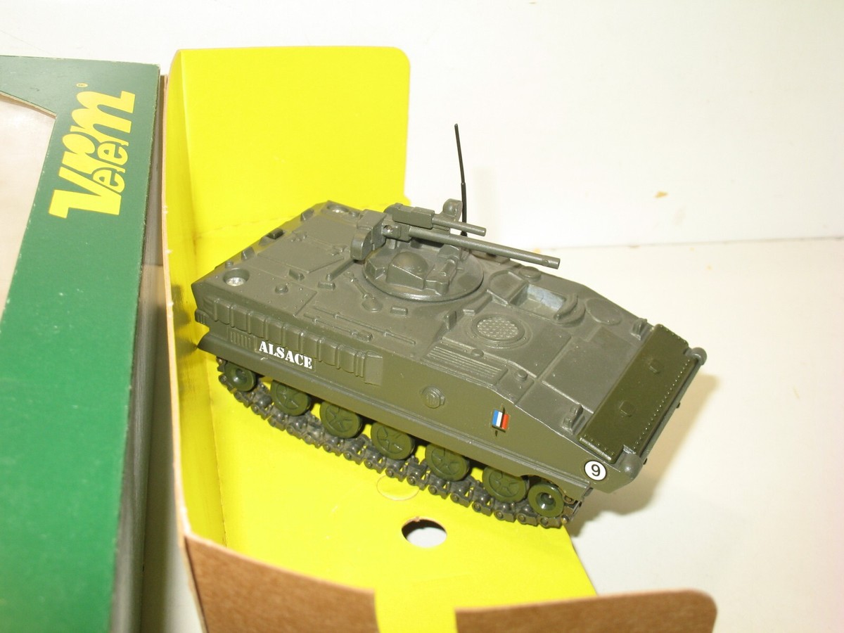 SOLIDO, char AMX 10 P canon militaire marquage alsace en boite brune