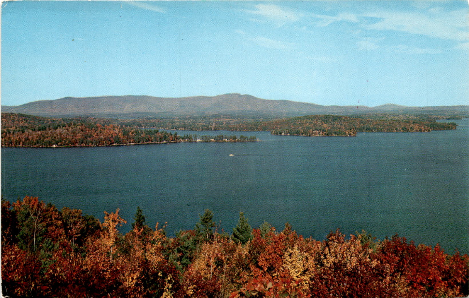 Lake Winnipesaukee, Lakes Region, New Hampshire, Brickyard Mountain, Postcard