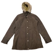 Refrigue Women's Quilted Winter Coat | Vintage Designer Padded Jacket Brown Vtg