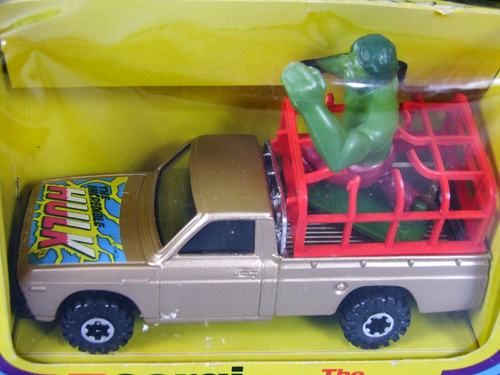 Vintage Corgi 264, The Incredible Hulk Mazda Pick Up & Figure - Picture 3 of 7