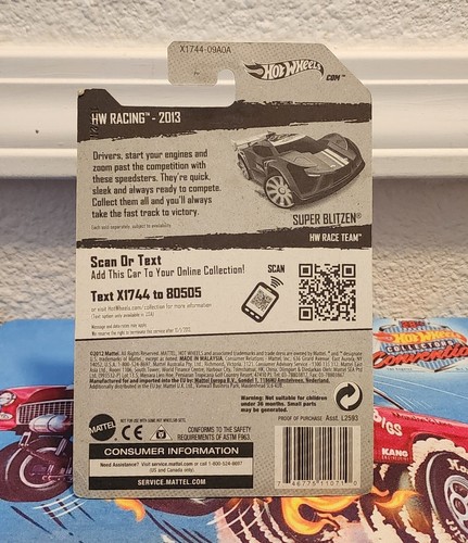 Nuevo coche diecast Hot Wheels Racing Super Blitzen azul # 107/250 escala 1:64 MOMC - Imagen 3 de 3