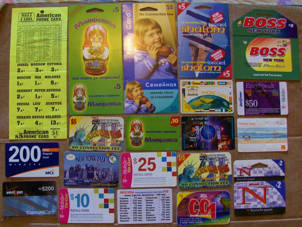 International Prepaid Phone Cards