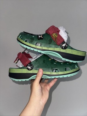 One Piece X Crocs Classic Clog Roronoa Zoro Men s Sz 12 - RARE - SOLDOUT!