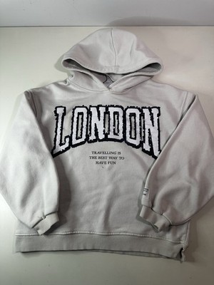 Zara London Hoodie Sweatshirt Girls Size 13-14
