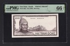 South Vietnam 200 Dong ND(1966) P20p1 Die Proof Uncirculated Grade 66
