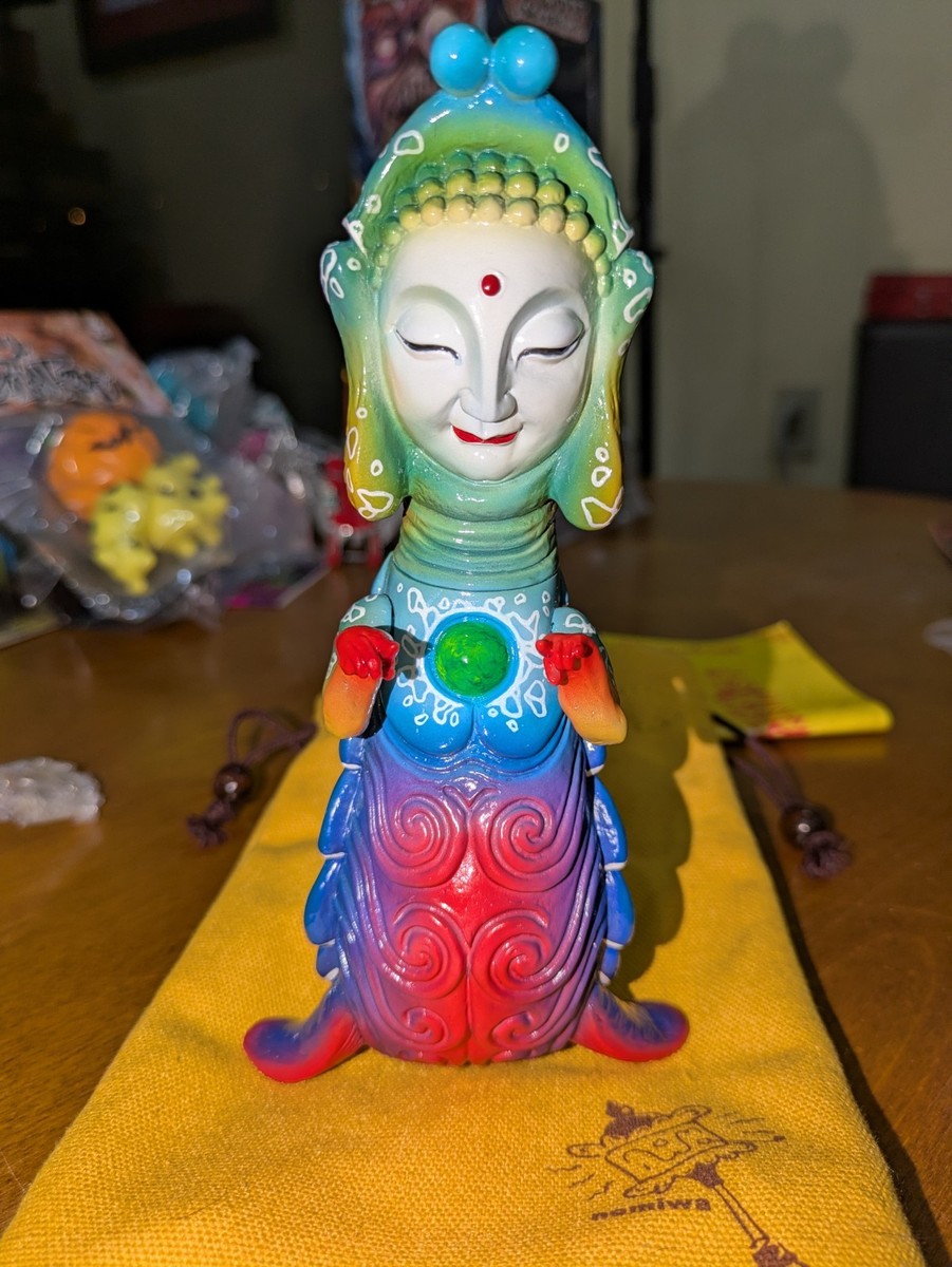 Nomiwa Hogada Sofubi Yokai Kaiju Painted Release Felt Bag US