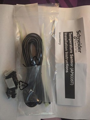 Schneider Electric AP9335T Temperature Sensor w/ Cable & Mounting Kit open box