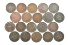 Lot 20 1800's 1890-1899 Indian Head Penny Cents US Coin Collection 2/5 Roll *350