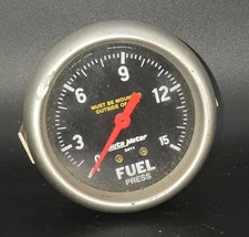 Mopar Performance Autometer 3411 Fuel Pressure Gauge 0-15 Psi, Mech. 