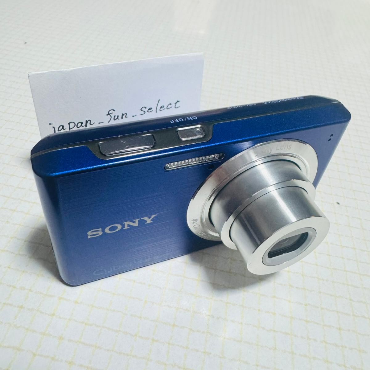 SONY Cyber Shot DSC-W610 Blue Digital Camera 4x Zoom 14.1MP