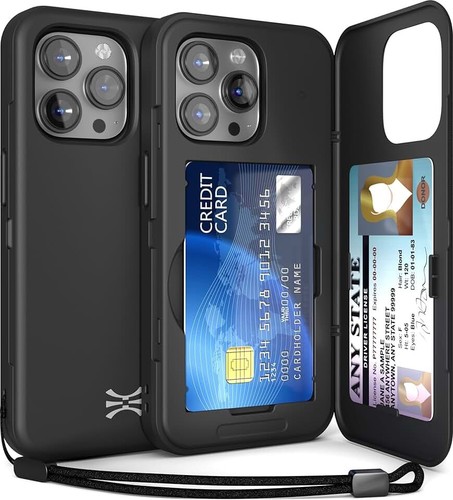 Für iPhone 15 Pro Max Hülle Wallet | Schutzhülle Stoßfest Robust Cover