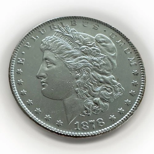 1878 S BU Morgan Silver Dollar. Uncirculated Beautiful Coin
