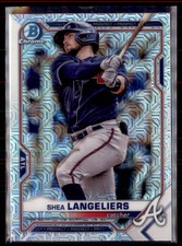 2021 Bowman Chrome Prospects Baseball Mojo Shea Langeliers Braves BCP-116