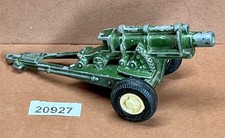 Tootsietoy Howitzer Military Army Canon 2 U.S.A. on Trailer 3.5   LOT G 