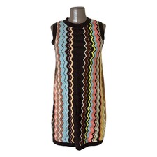 Missoni x Target Colore Zig Zag Sleeveless Sweater Dress Size Medium