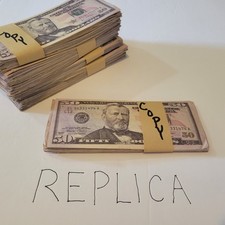Best Replica AGED 50 Bills 25 /REPLICA/ NOVELTY PURPOSES ONLY