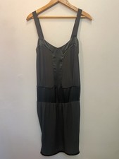 Size 4, 100% Silk 20’s Style H&M X Stella McCartney Deep Navy Drop Waist Dress
