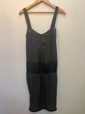 Size 4, 100% Silk 20 s Style H&M X Stella McCartney Deep Navy Drop Waist Dress