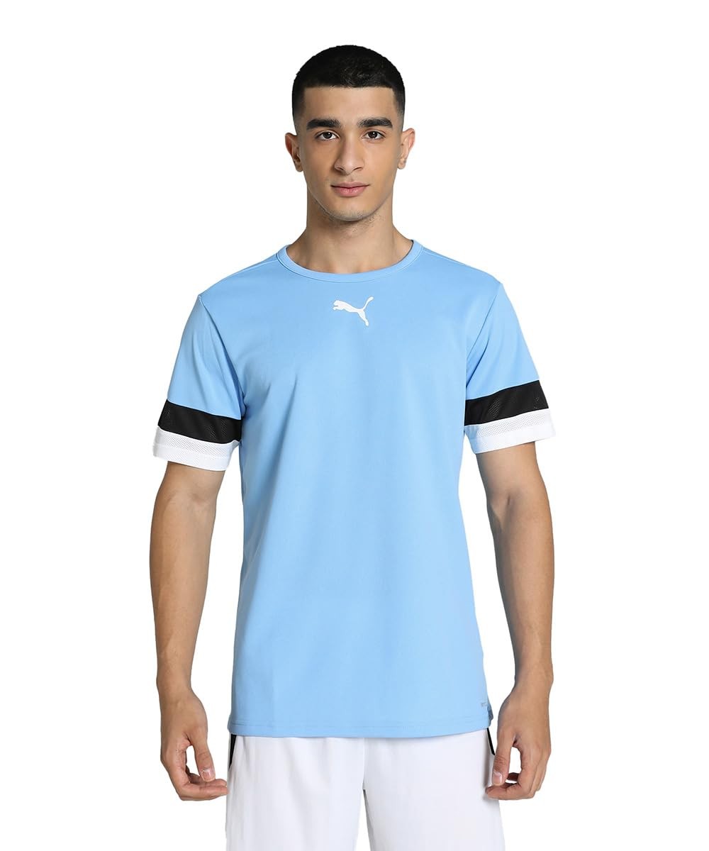 PUMA teamRISE Jersey, Canottiera Men's, Team Light Blue Black White, 3XL (T8x)