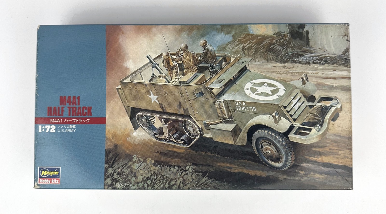 Hasegawa 31107 M4A1 Half Track U.S. Army 1/72 Scale Plastic Model Kit