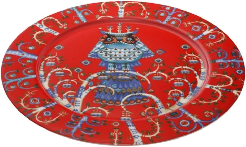Placa de Taika iittala, roja, 10,6 pulgadas (27 cm) Foto 3 de 4