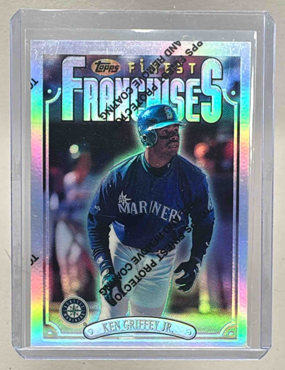 Ken Griffey Jr 1996 Topps Finest #305 Refractor w/ Coating