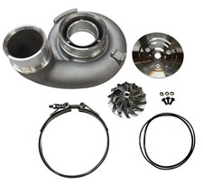63.5mm Turbo Front Cover Kit W Wheel For He351ve He300vg Turbos 6.7l Cummins 63.5mm Turbo Front Cover Kit W Wheel For He351ve He300vg Turbos 6.7l Cummins