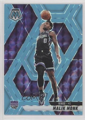 2024-25 Panini Mosaic Fluorescent Blue Mosaic Prizm 33/75 Malik Monk #127 4g8