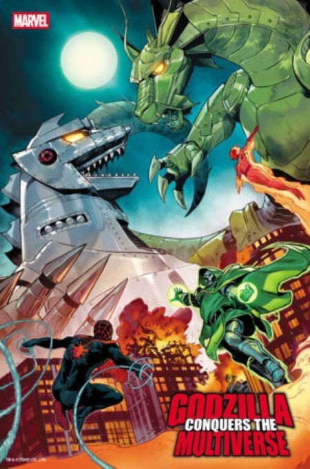 GODZILLA CONQUERS THE MULTIVERSE #1 JUAN FRIGERI FOIL MARVEL  PRESALE JULY  22N