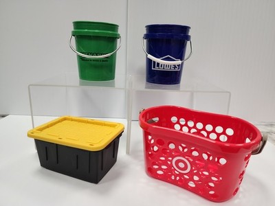 Menards Lowes Mini Bucket Teeny Tote & Target Mini Basket 4 Pk