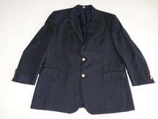 Jos. A. Bank Men's Blazer Size 46 Regular Navy Blue 100 Wool 2 Button Jacket R