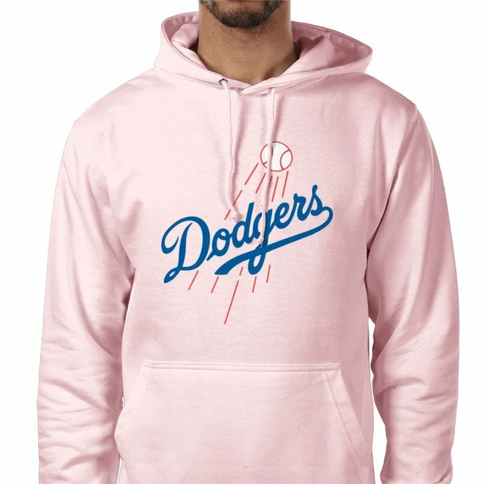 LA Dodgers Mlb Baseball Hoodie Pink 🇬🇧 XS To 3XL
